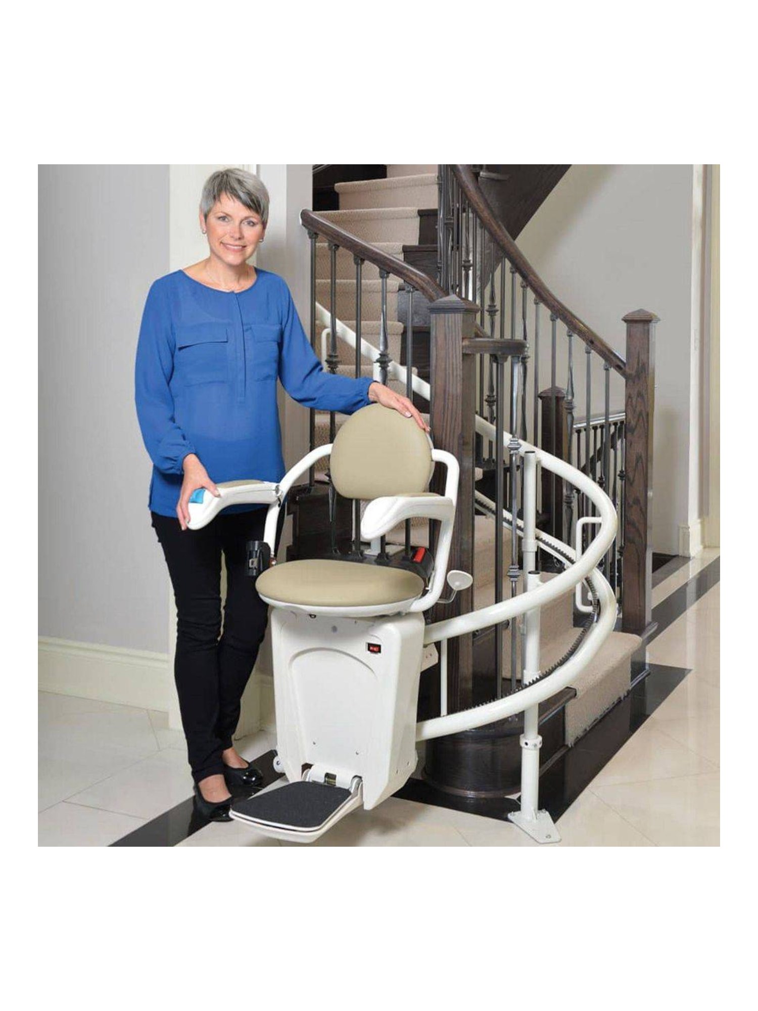 Savaria Curved Custom Stairlifts
